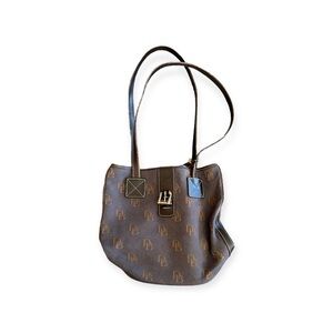 Dooney & Burke handbag purse brown